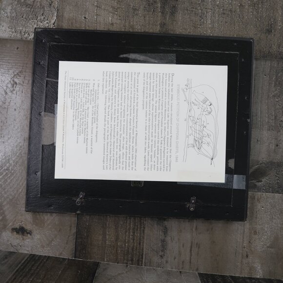 10 by 12 Framed Symbolic Petition of Chippewa Chiefs 1849 Art Print - Picture 3 of 4
